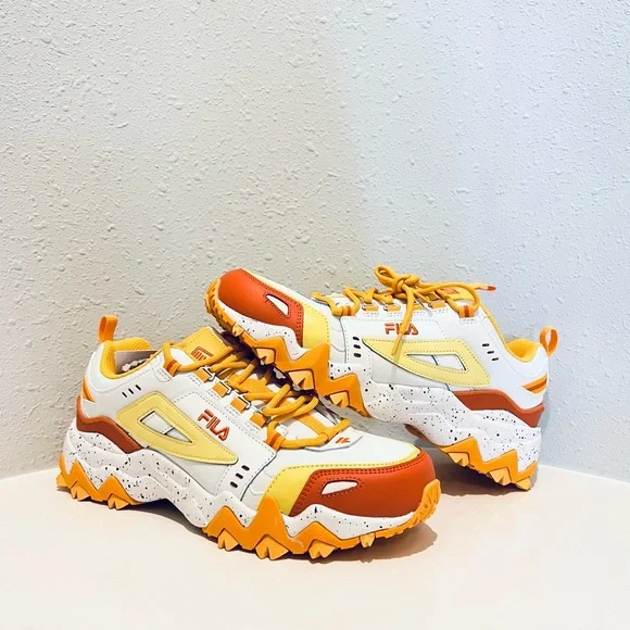 Fila Oakmount Trainer Women’s Low Top Orange Sneakers/Sz:11/NWT - Picture 2 of 16